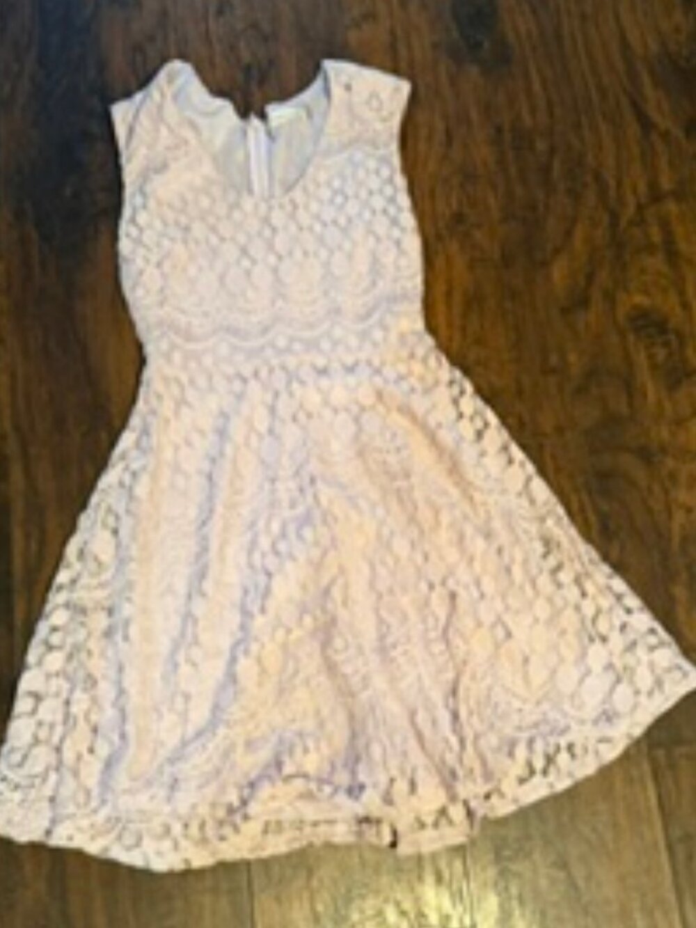 Francesca's Pale Lavendar Cocktail lace dress